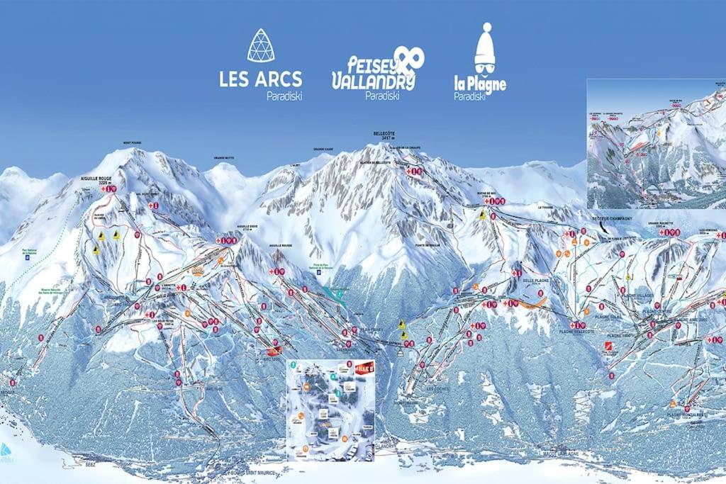 Residence Le Rami, Appartement 5 Personnes Ski Au Pied La Plagne Esterno foto